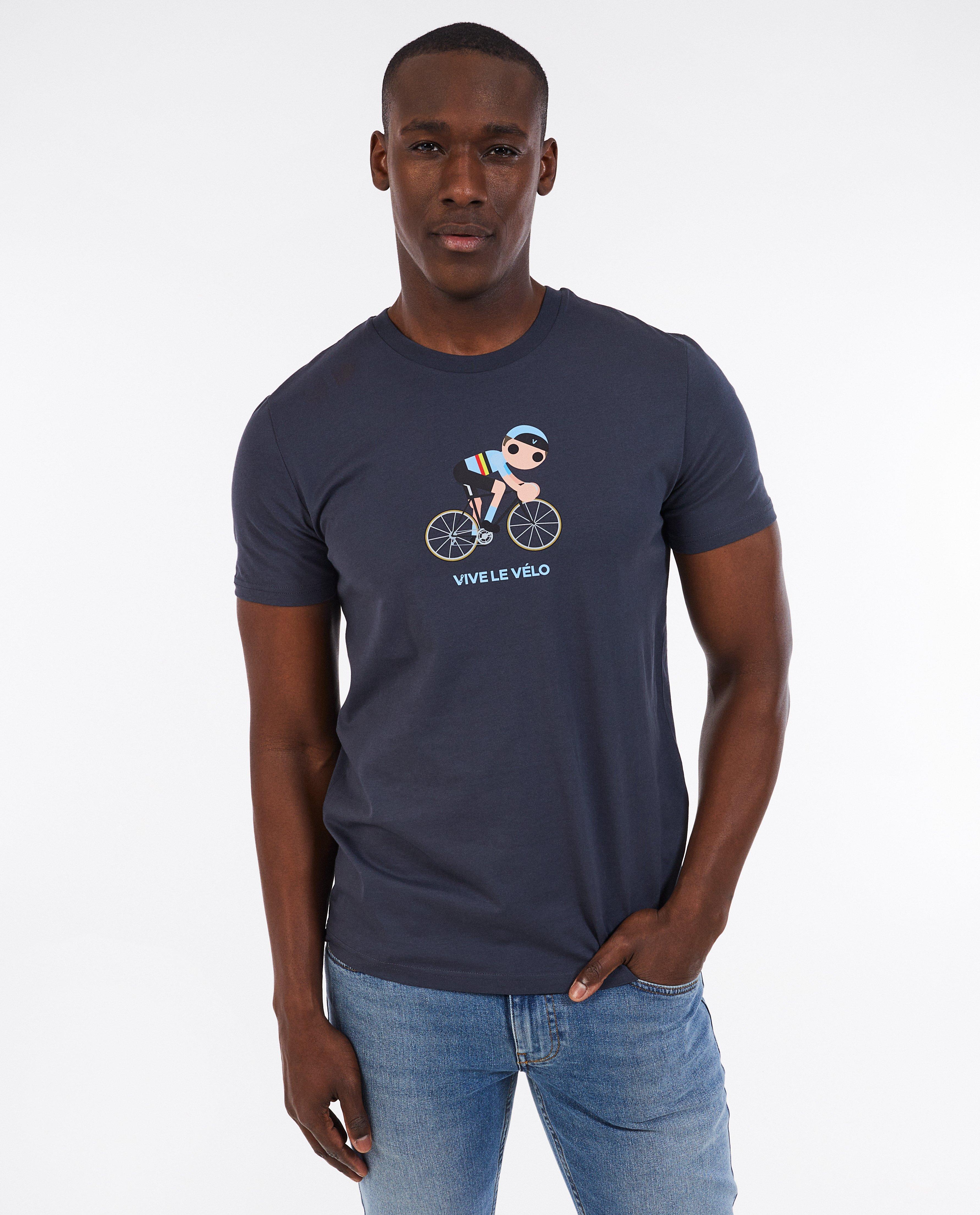 Tricou Vive le Vélo Gri închis Vive le Vélo, S-XXL gri închis