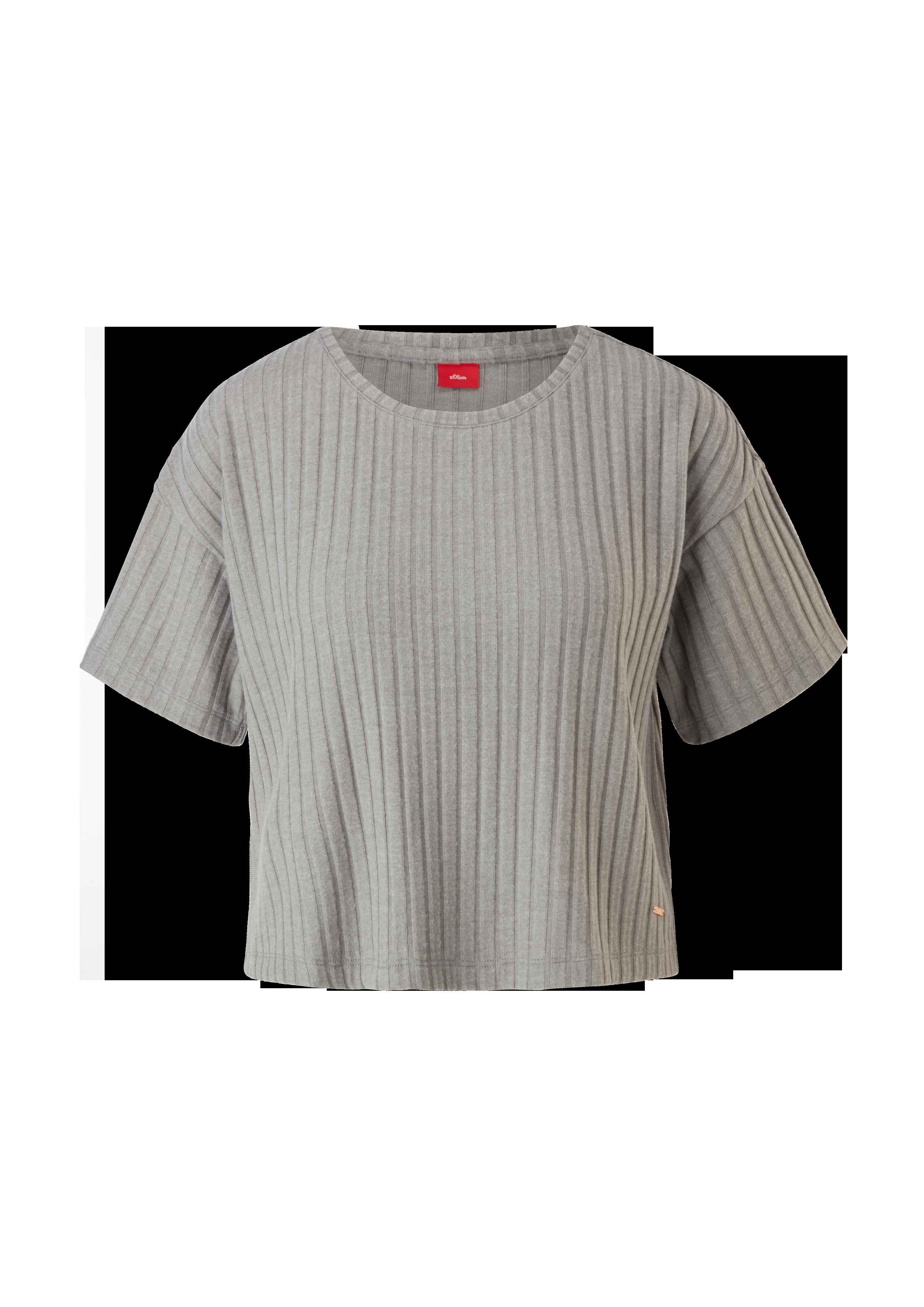 Shirt mit Rippstruktur  6006302-9100