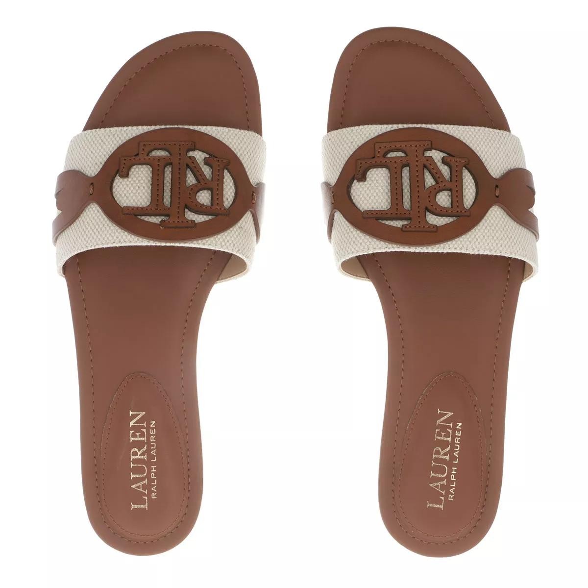 RALPH LAUREN Pantoletten braun Slide