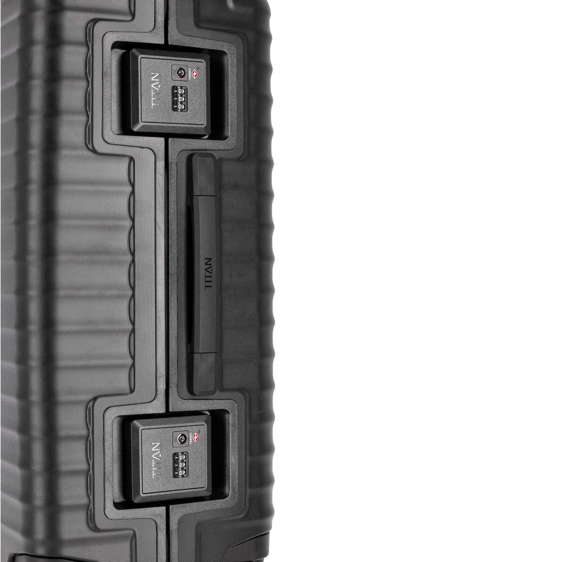 Titan LITRON FRAME 4-Rollen-Kabinentrolley S - Schwarz