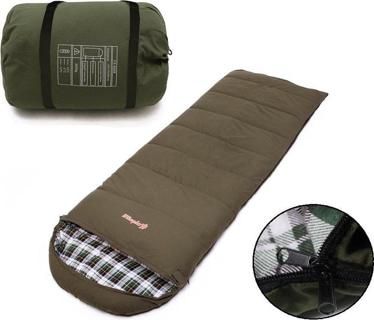 Campingwise extra großer Ganzjahresschlafsack