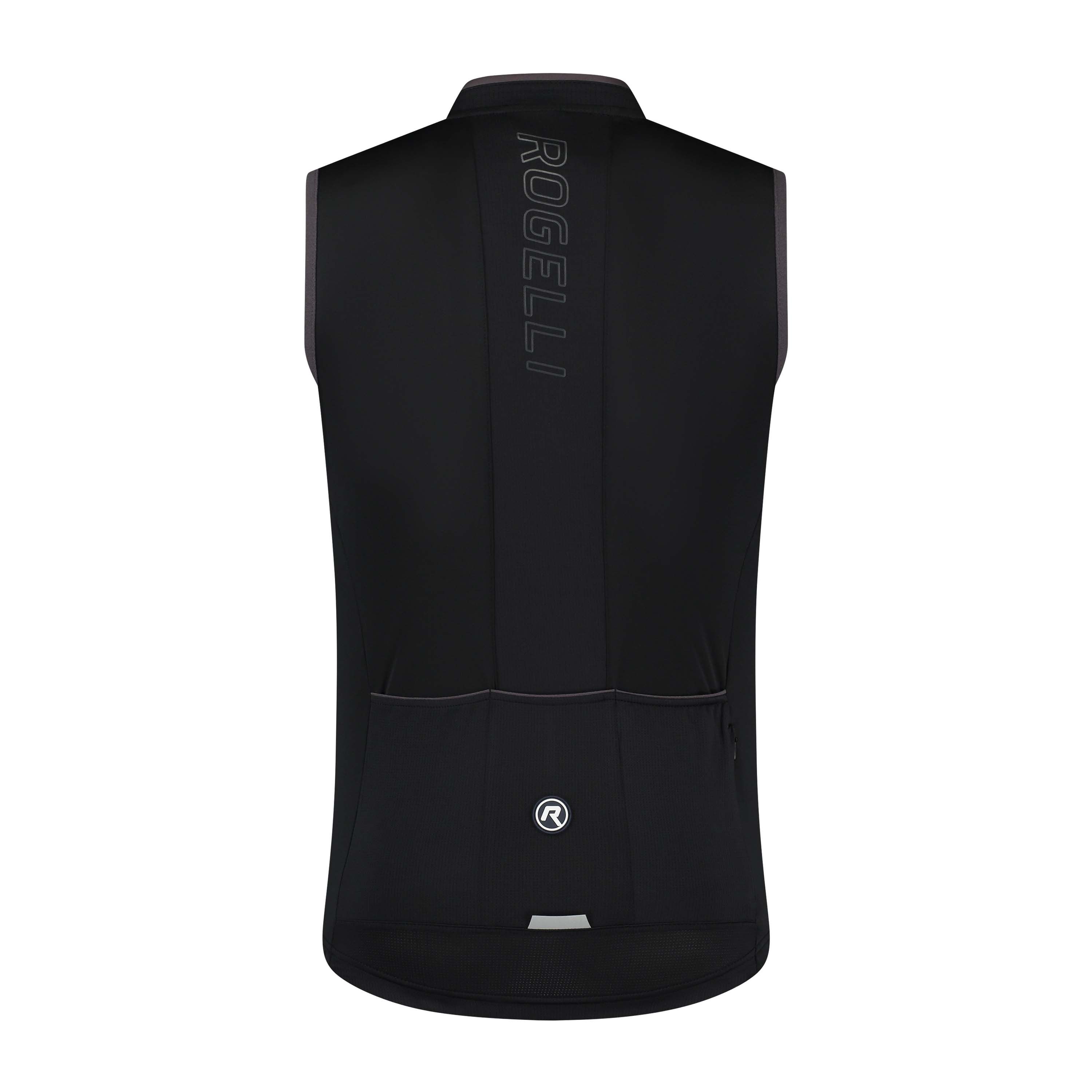 Rogelli Essential Schwarz Herren Radtrikot Ärmellos
