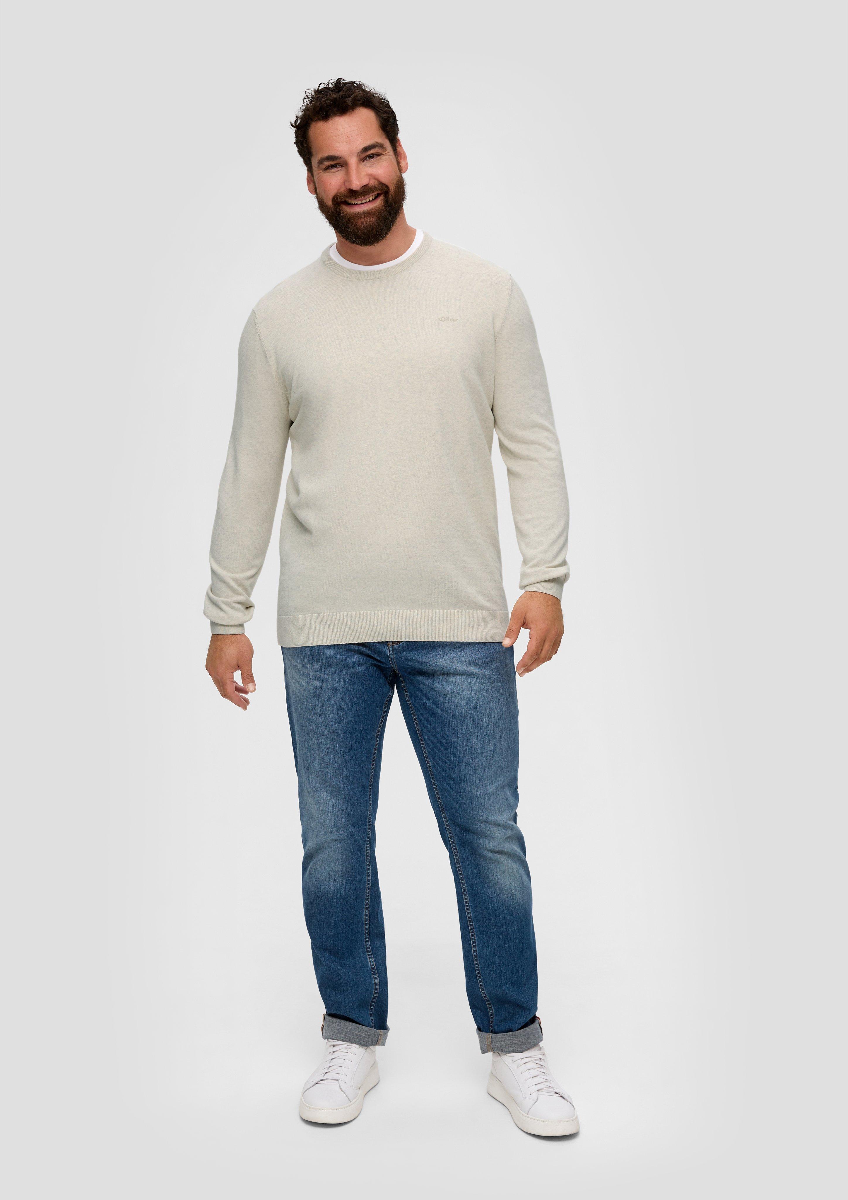 Strickpullover mit Logo-Stickerei  2148210-03W0