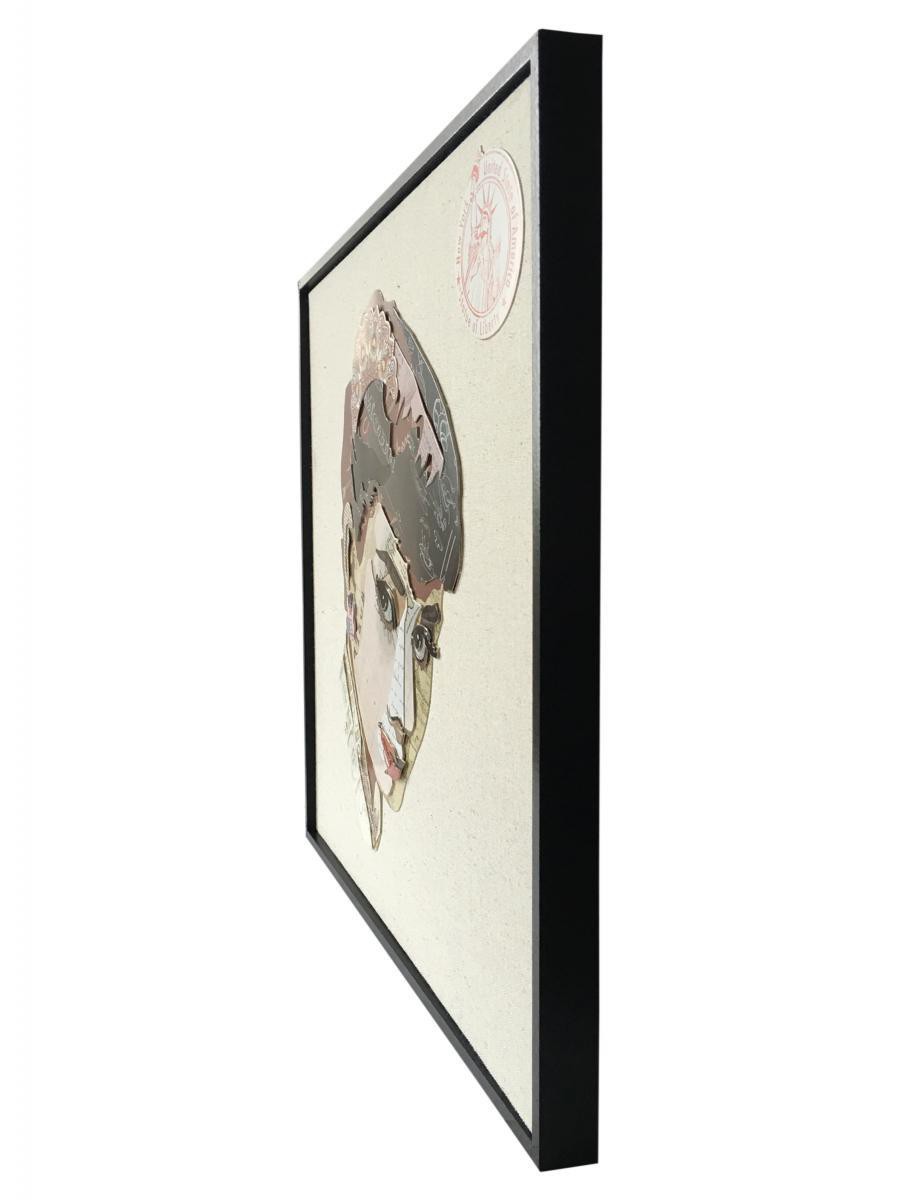 Kayoom Papier Wandbild Audrey 52x52 FRE700