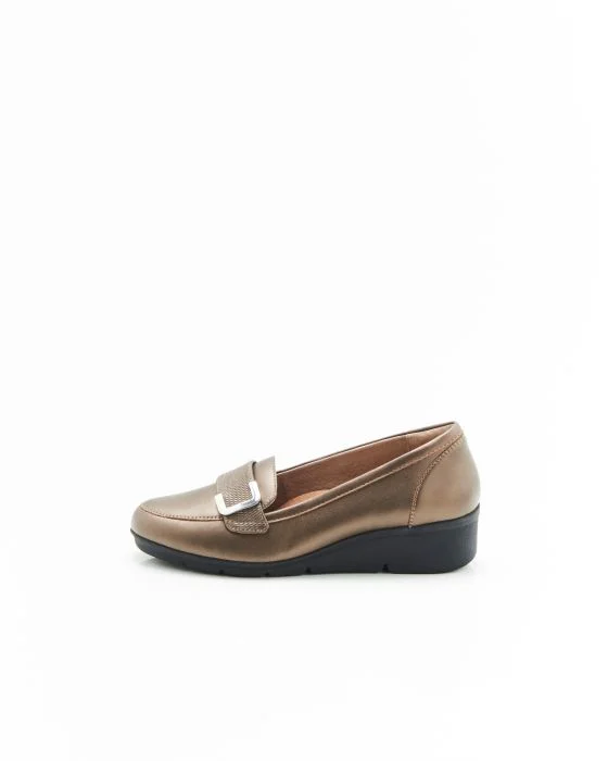 Mocassins compensés à boucle Amortyl