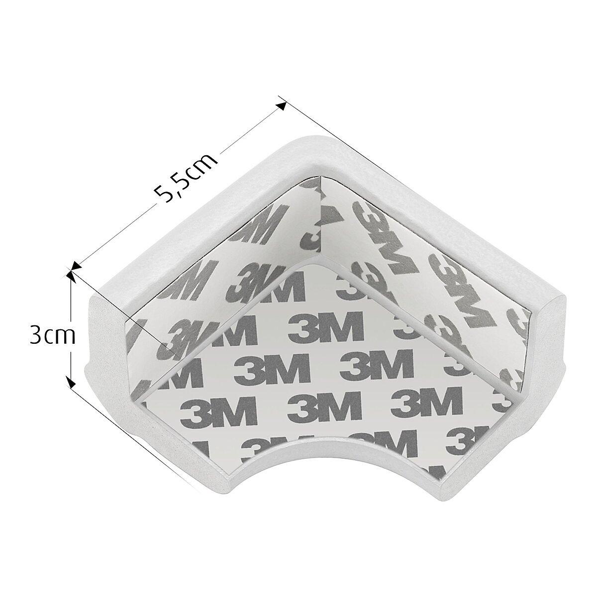 Eckenschutz soft, weiß