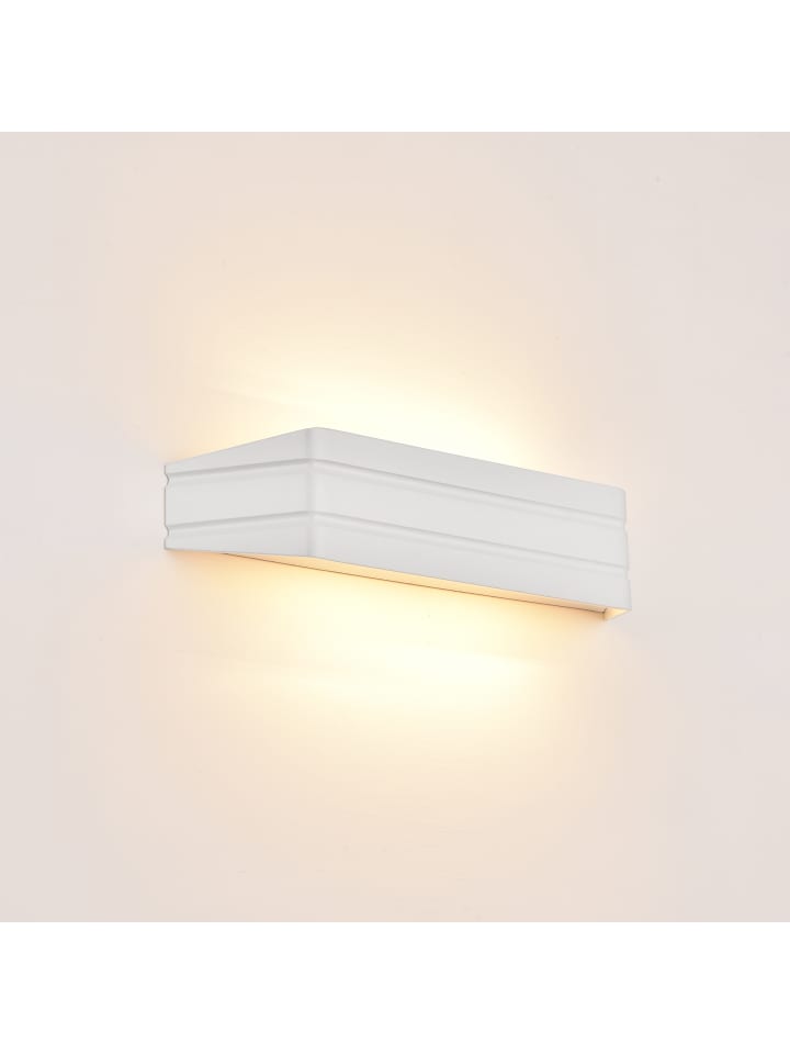 lux.pro Wandleuchte Leeds in Weiß (L)35cm (H)8cm (B)8cm günstig kaufen onesize