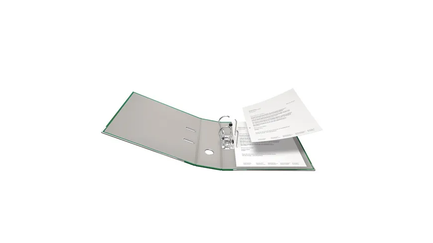 Ordner PP A4 8cm grün