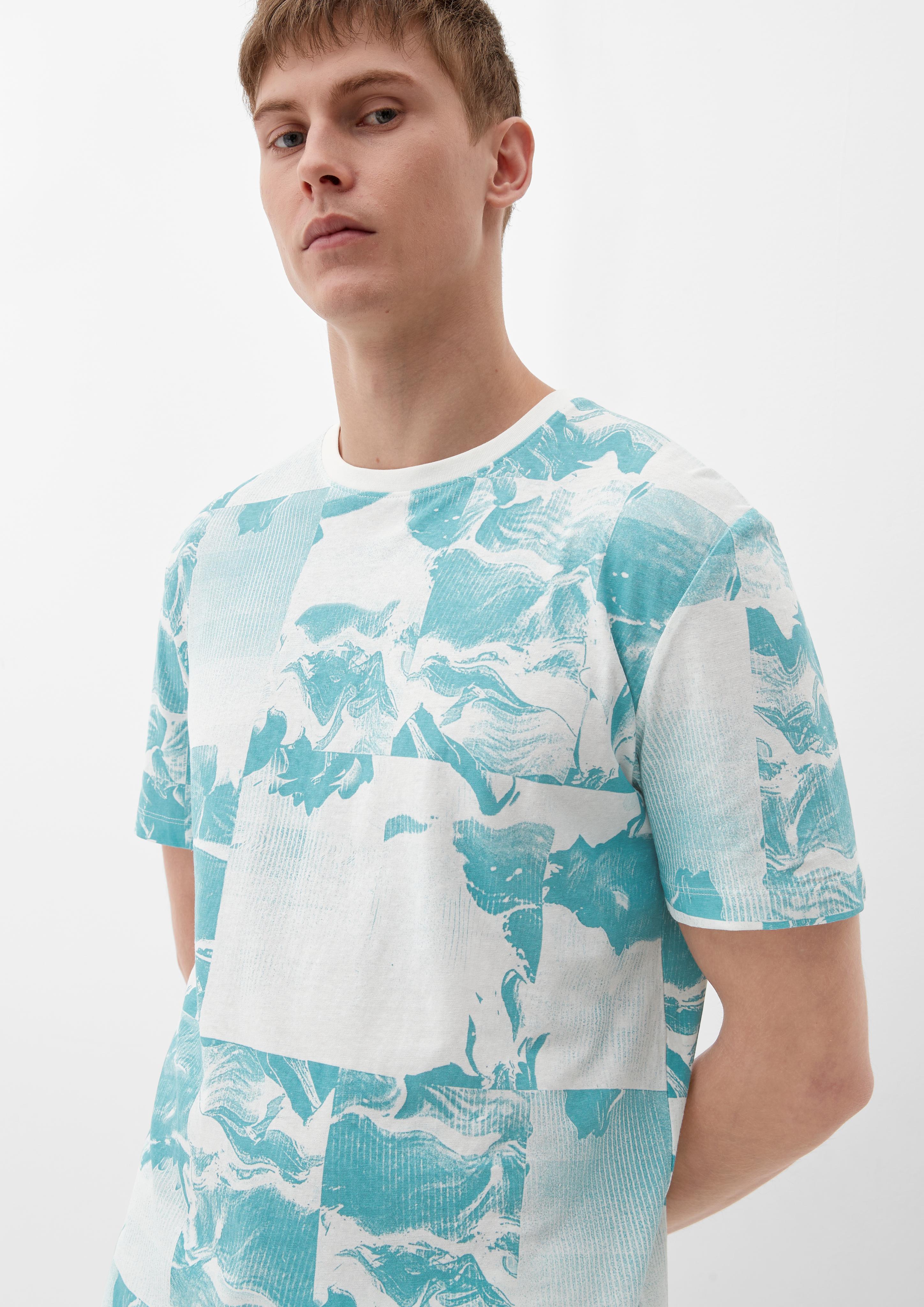 T-Shirt mit Alloverprint  2129839-01A9