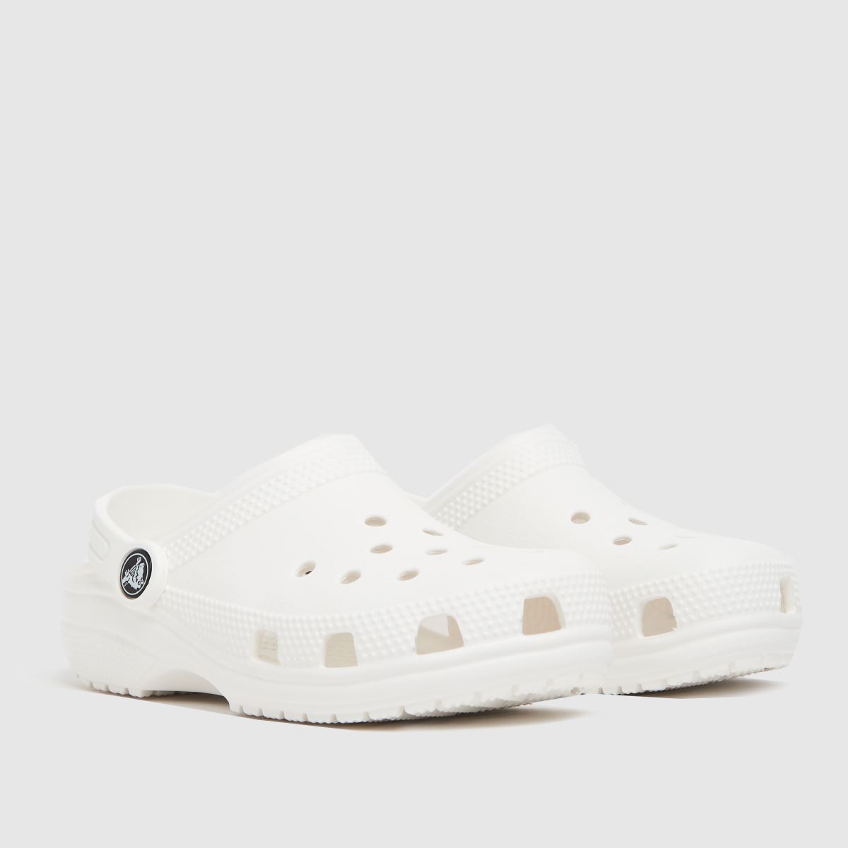 Crocs fehér klasszikus klumpa Junior szandál