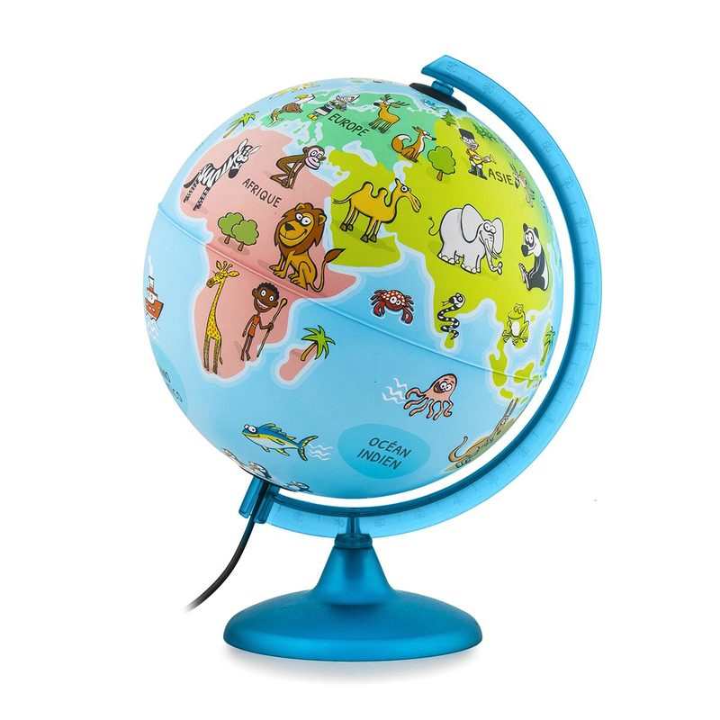 Globe des petits et carte à colorier Mappa Mondo Sicjeg