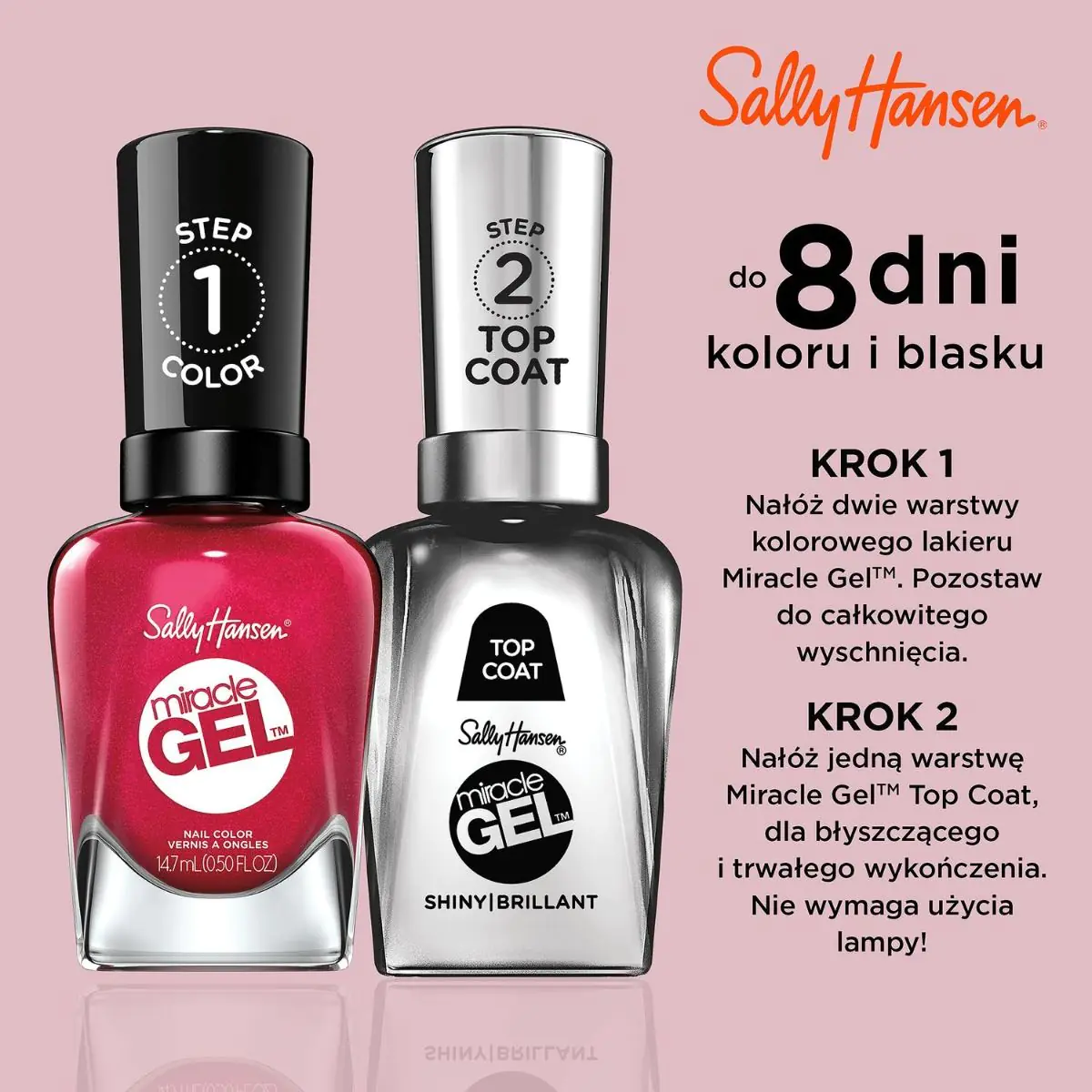 Sally Hansen Miracle gel lak za nokte, 555