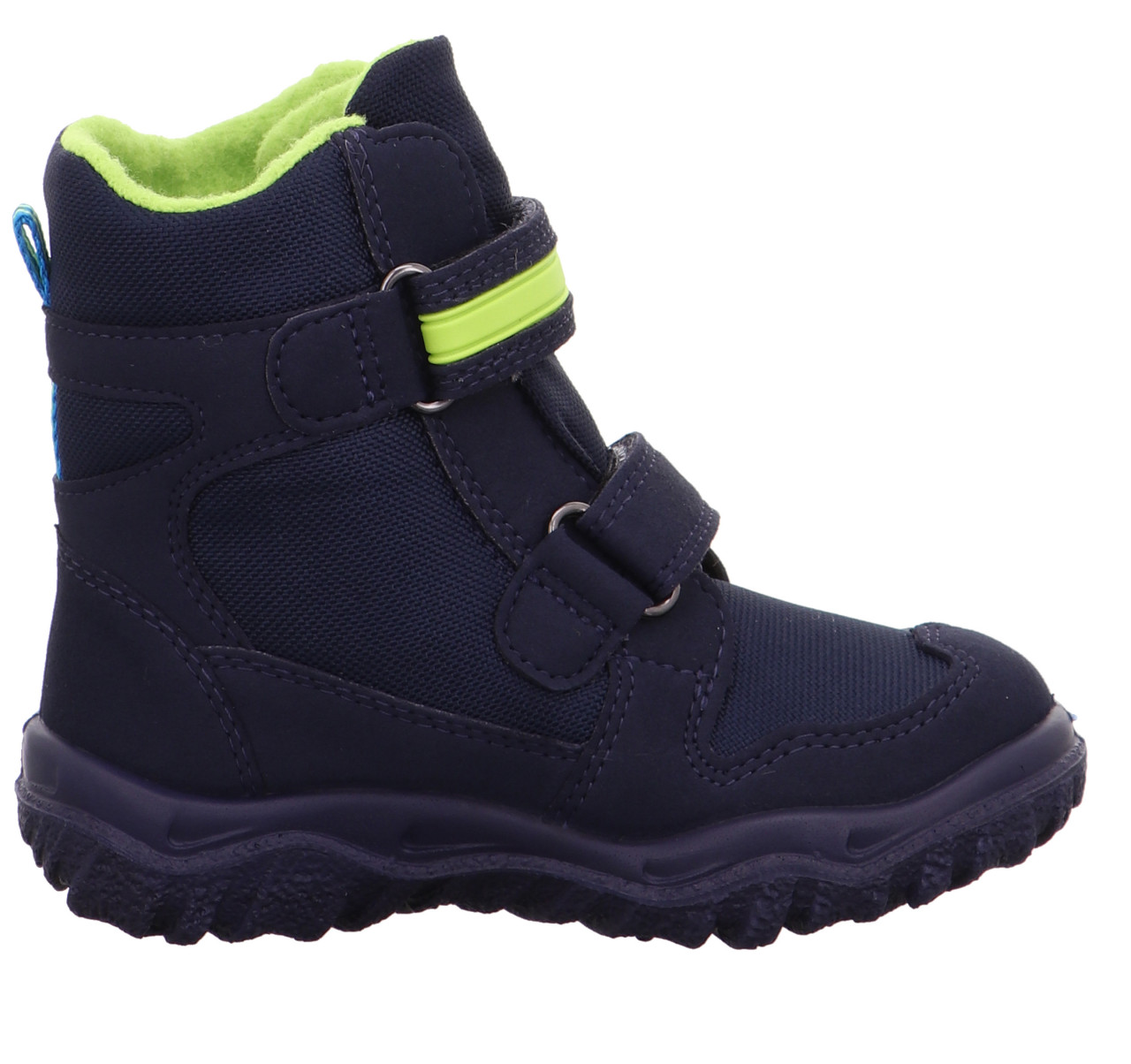 HUSKY - Blau/Grün Boots mit Klettverschluss