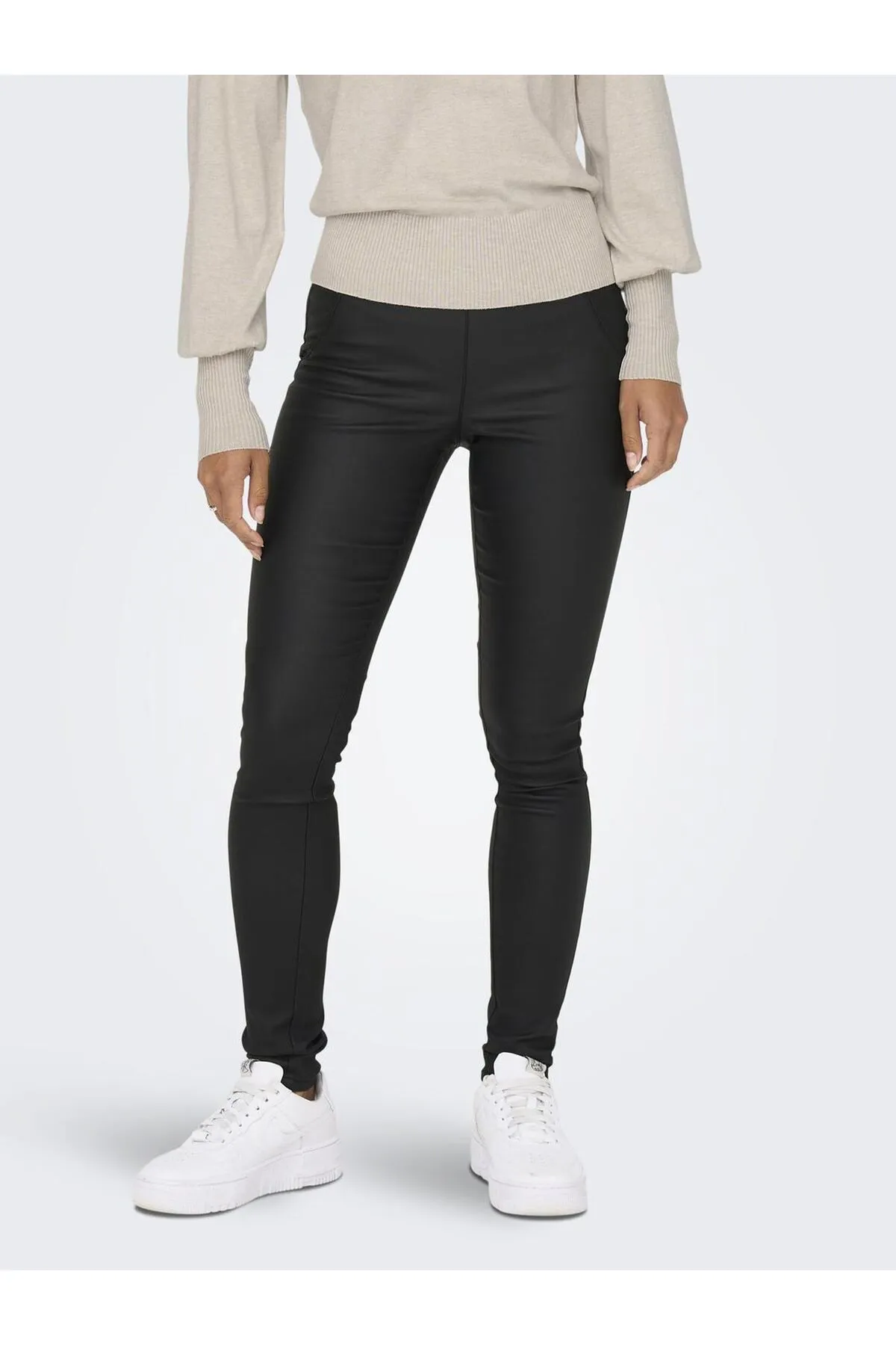 Only  Leggings ONLKEIRA-ROCK LIFE HW COATED LEGGING PNT