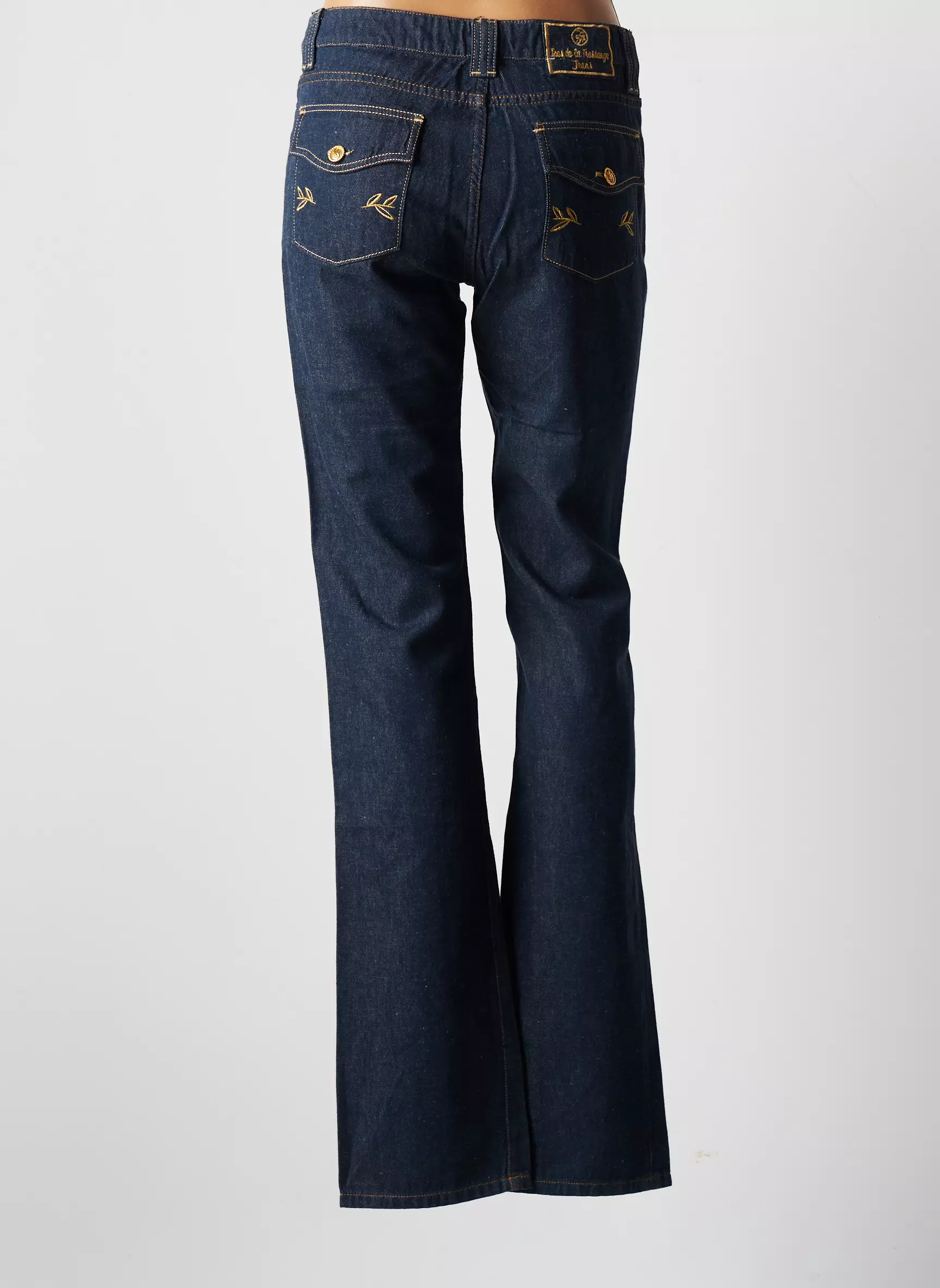 Ines De La Fressange Jeans Coupe Droite Femme couleur bleu