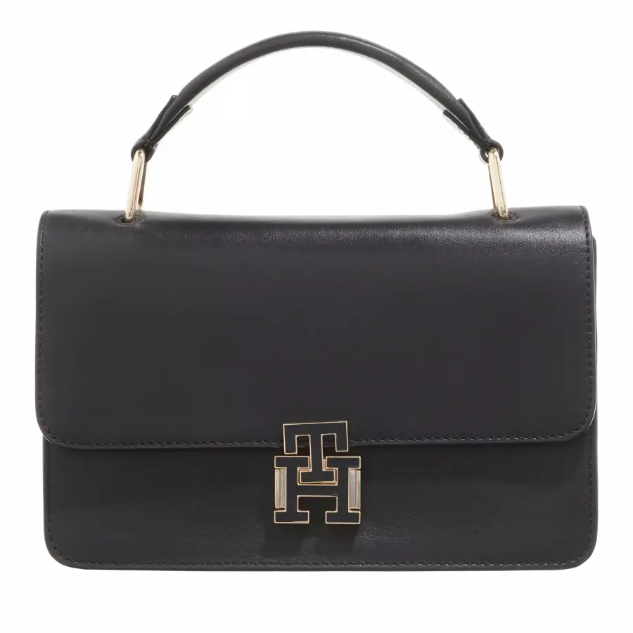 Tommy Hilfiger - Tommy Hilfiger Handle Bags Leder Black - schwarz