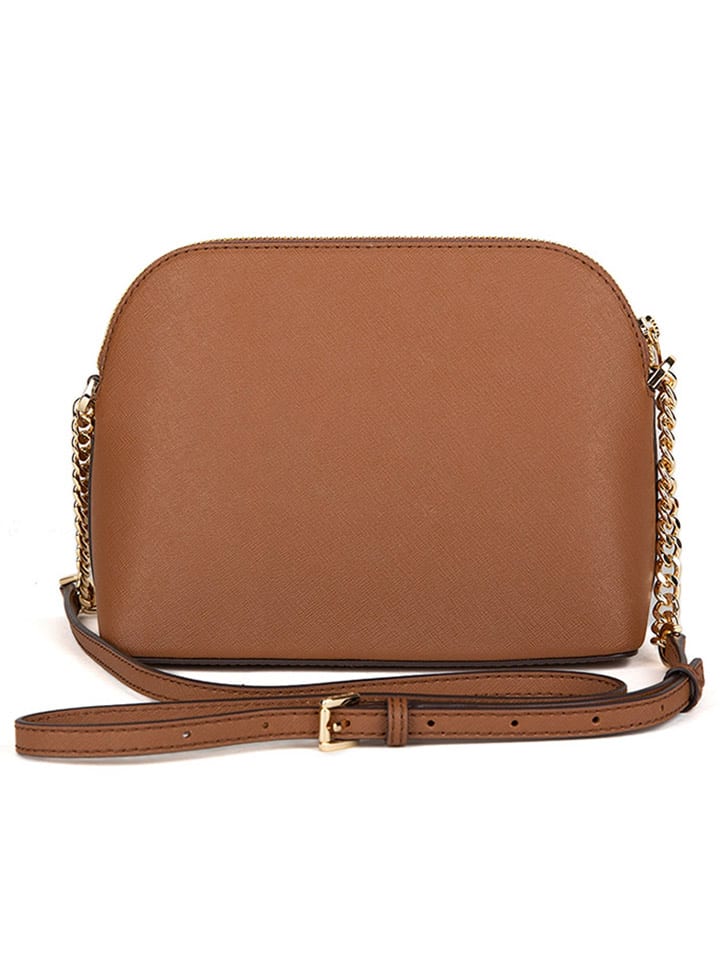 Michael Kors Leder-Umhängetasche in Hellbraun - (B)21 x (H)17 x (T)9 cm günstig kaufen onesize
