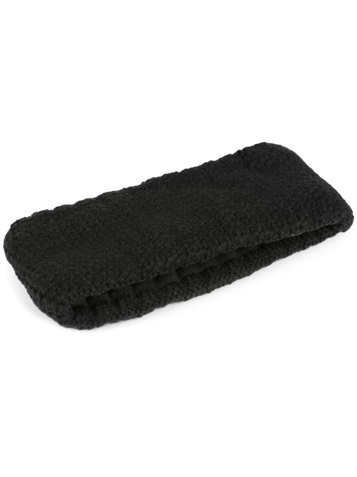 styleBREAKER Häkel Stirnband in Schwarz günstig kaufen onesize