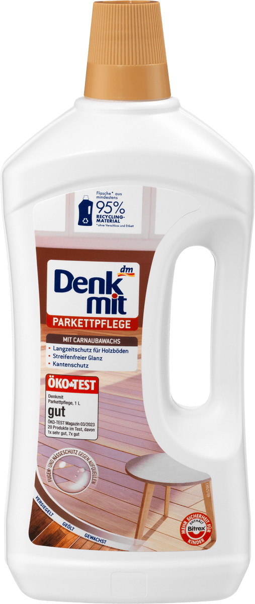 Bodenreiniger Parkettpflege mit Carnaubawachs, 1 l