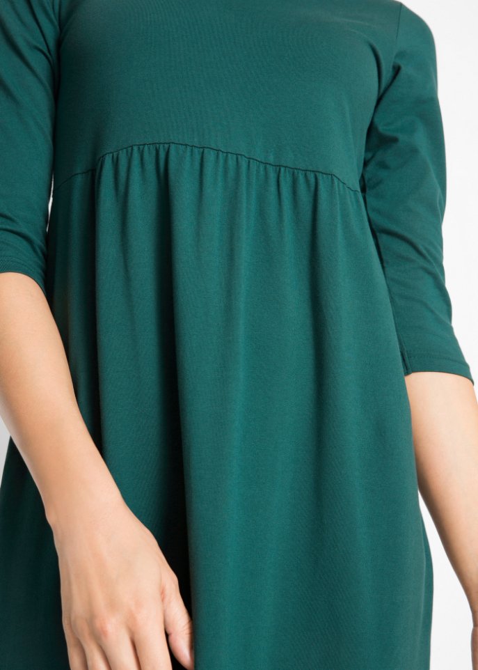 Shirt-Midikleid, 3/4 Arm