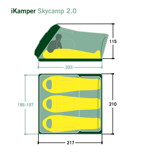 SKYCAMP 2.0 - Dachzelt