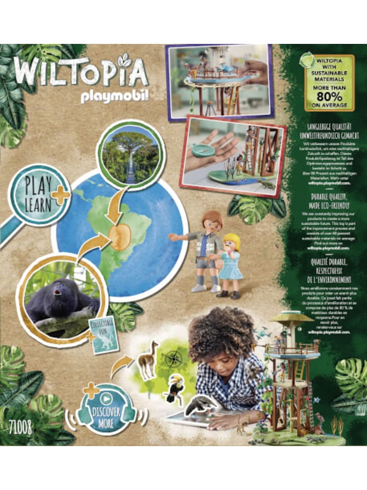 Playmobil Spielfigur Set Wiltopia - Forschungsturm mit Kompass, 4-10 Jahre günstig kaufen onesize