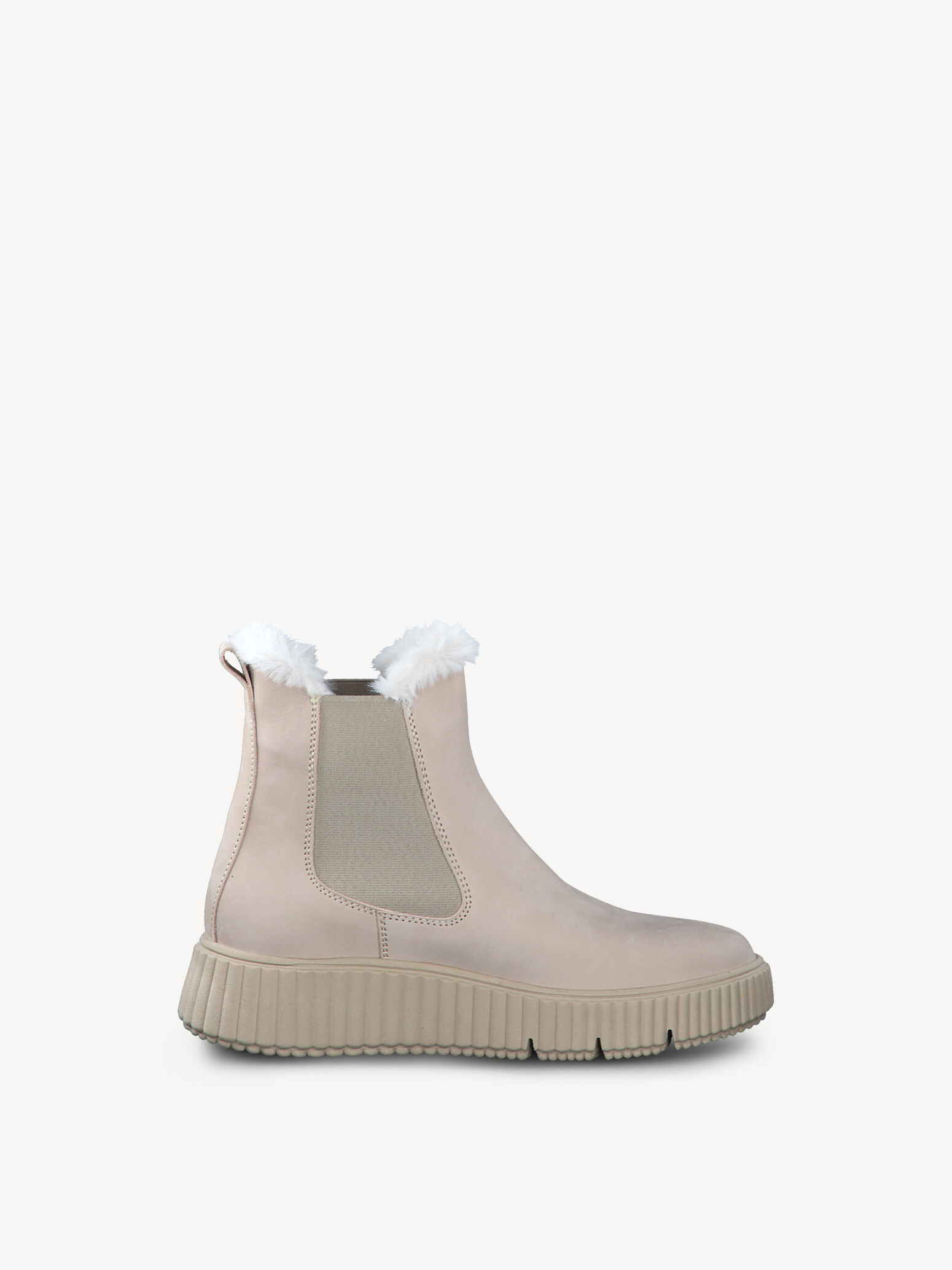 Bottine Chelsea en cuir - marron