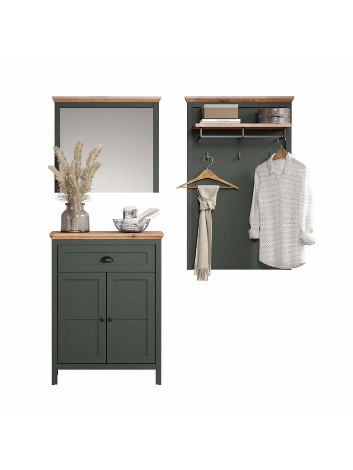 ebuy24 Garderobenmöbel Stanton Grün 169 x 39 cm günstig kaufen onesize
