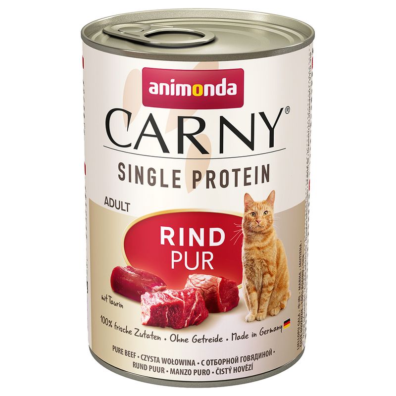 Sparpaket animonda Carny Single Protein Adult 24 x 400 g | bitiba