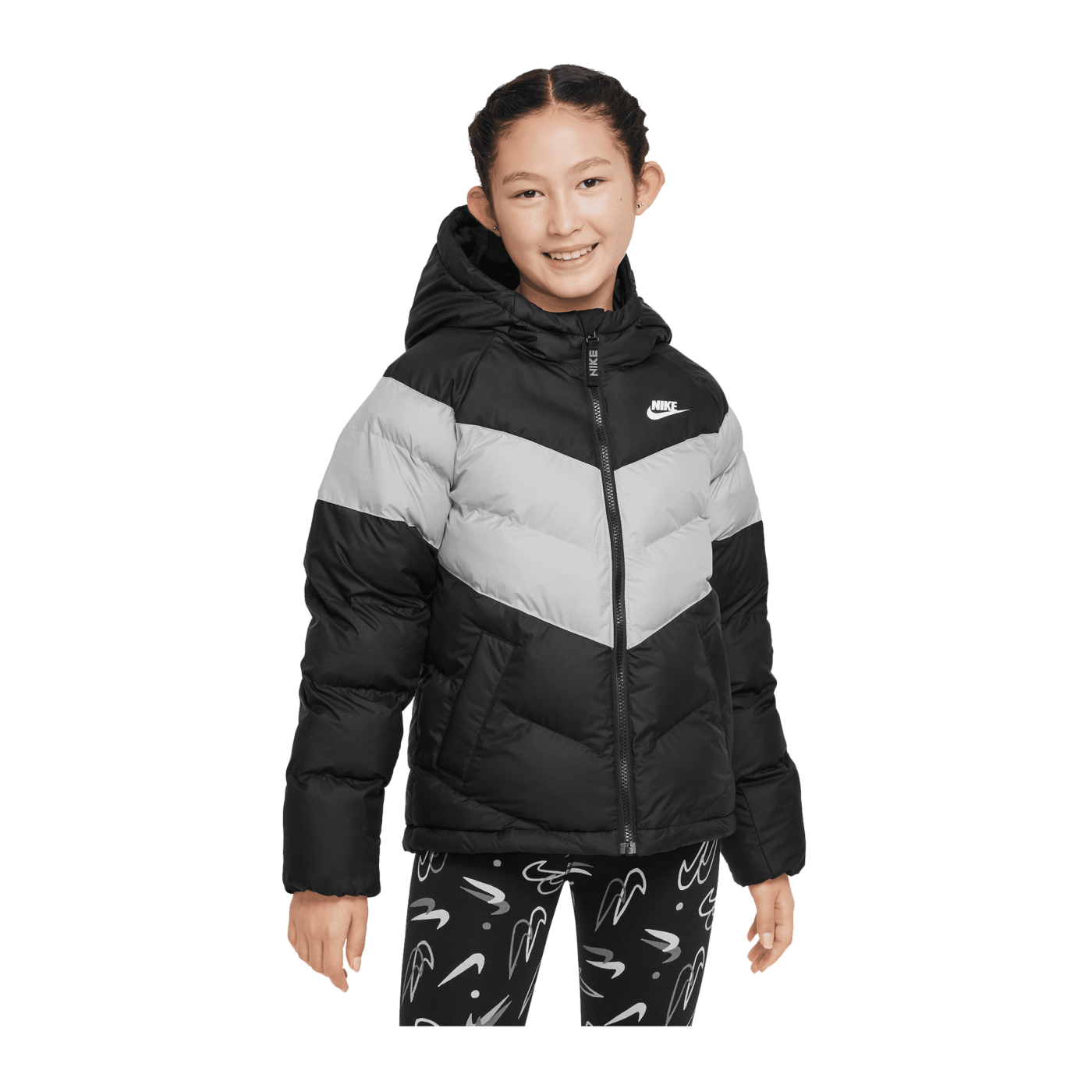 Nike Winterjacke Kids Schwarz F010
