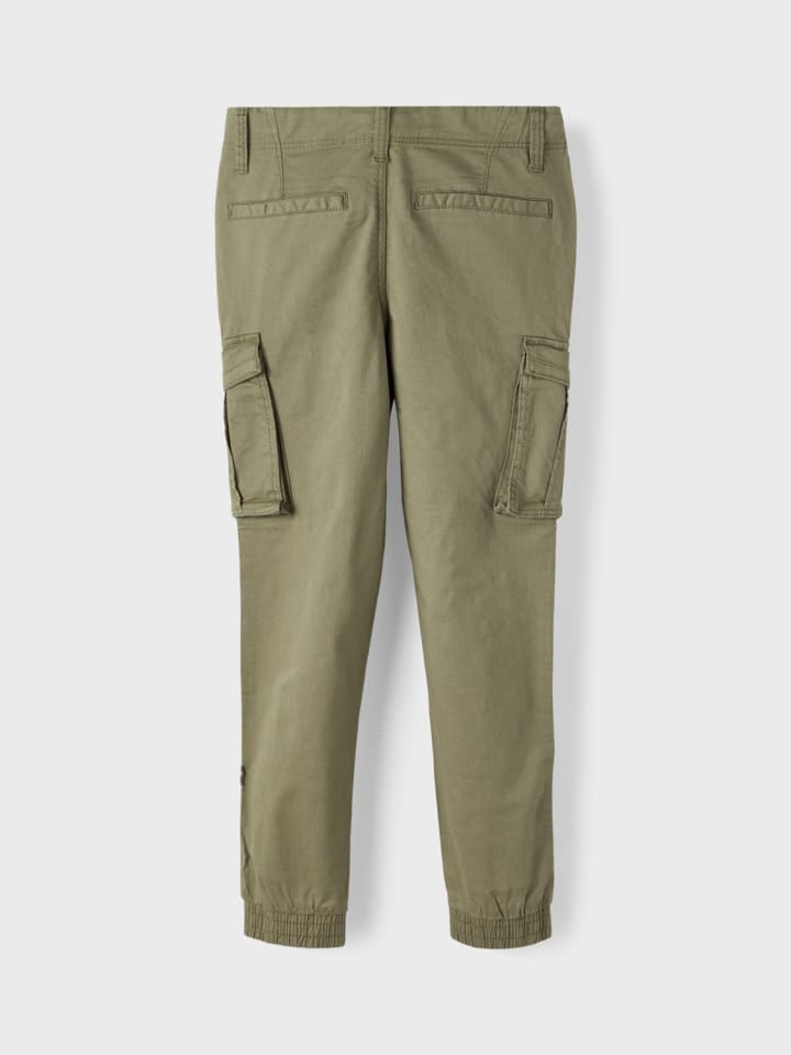 name it Cargo Hose für Jungen Jogger Chino Freizeithose NKMRYAN in Grün günstig kaufen