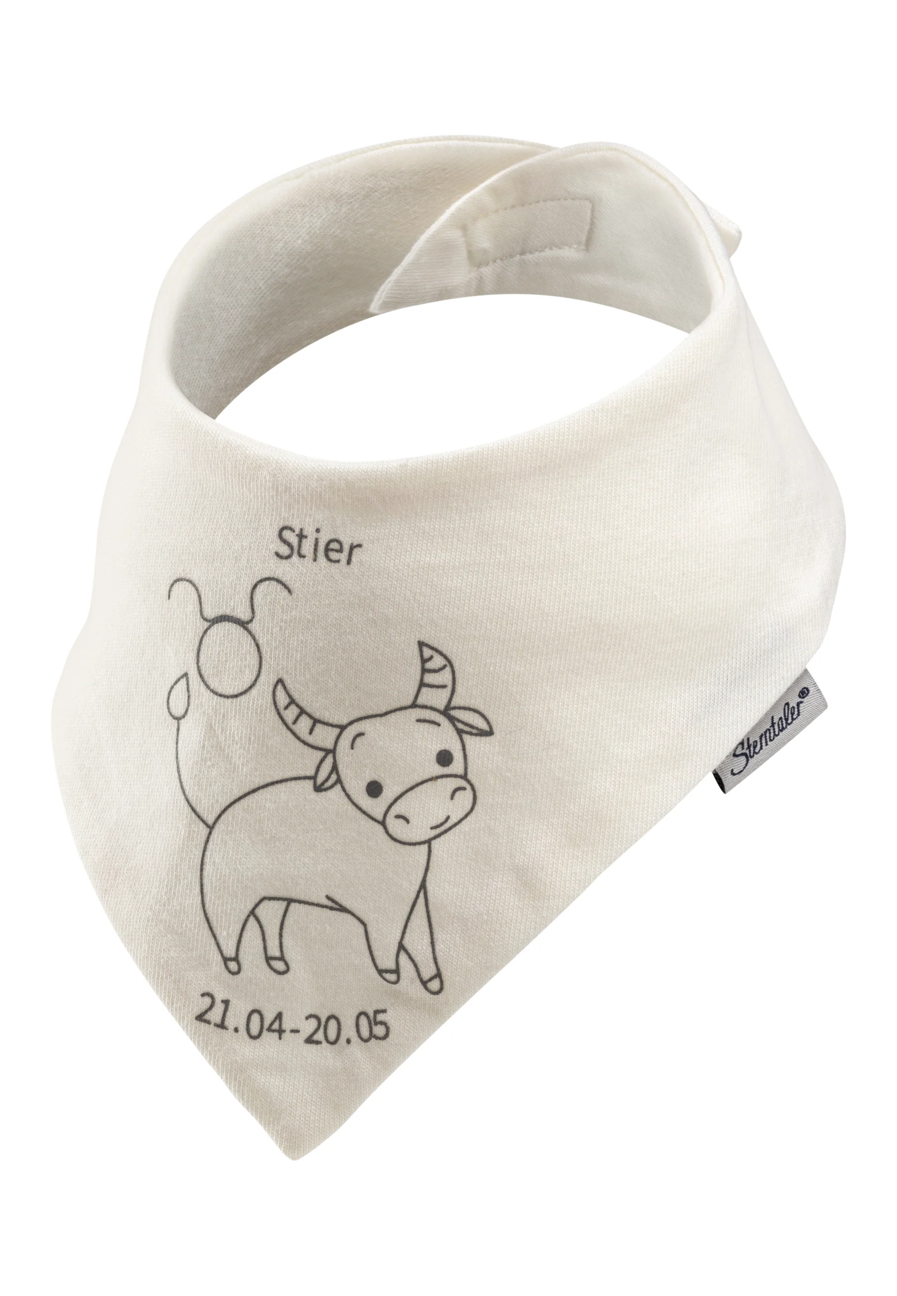Halstuch mit Klettverschluss und Sternzeichen Motiv