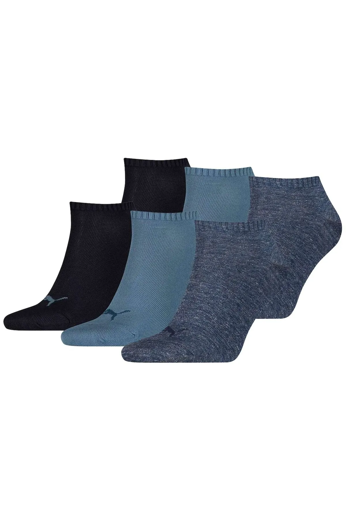 Puma  Unisex Socken, 6er Pack - Sneaker-Socken, Damen, Herren, einfarbig