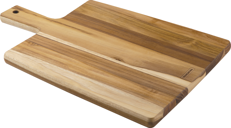 Tramontina Servier- & Schneidebrett, Teak, 40 x 27 x 1,8 cm