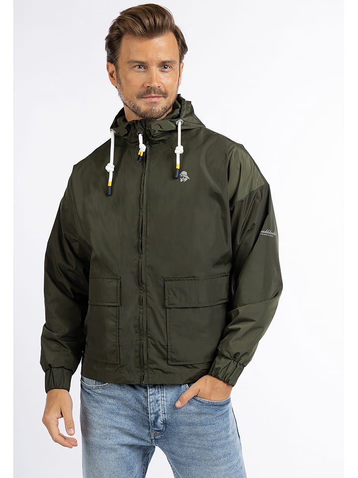 Schmuddelwedda Regenjacke in Khaki günstig kaufen