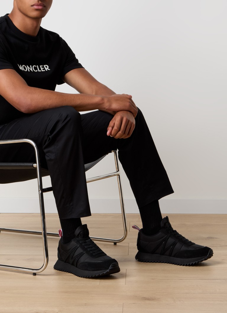 Αθλητικά παπούτσια Moncler Pacey με σουέτ λεπτομέρειες