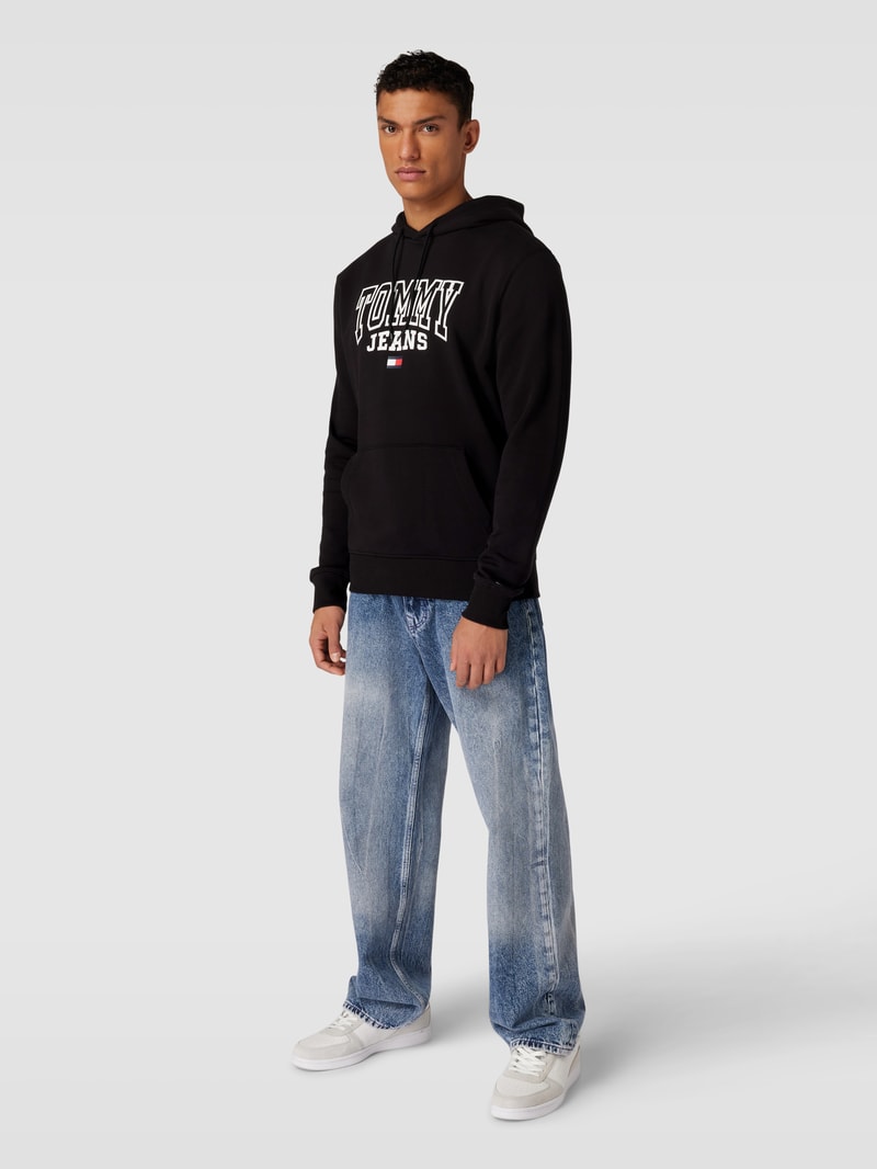 Hoodie mit Label-Print Modell 'ENTRY GRAPHIC' in schwarz