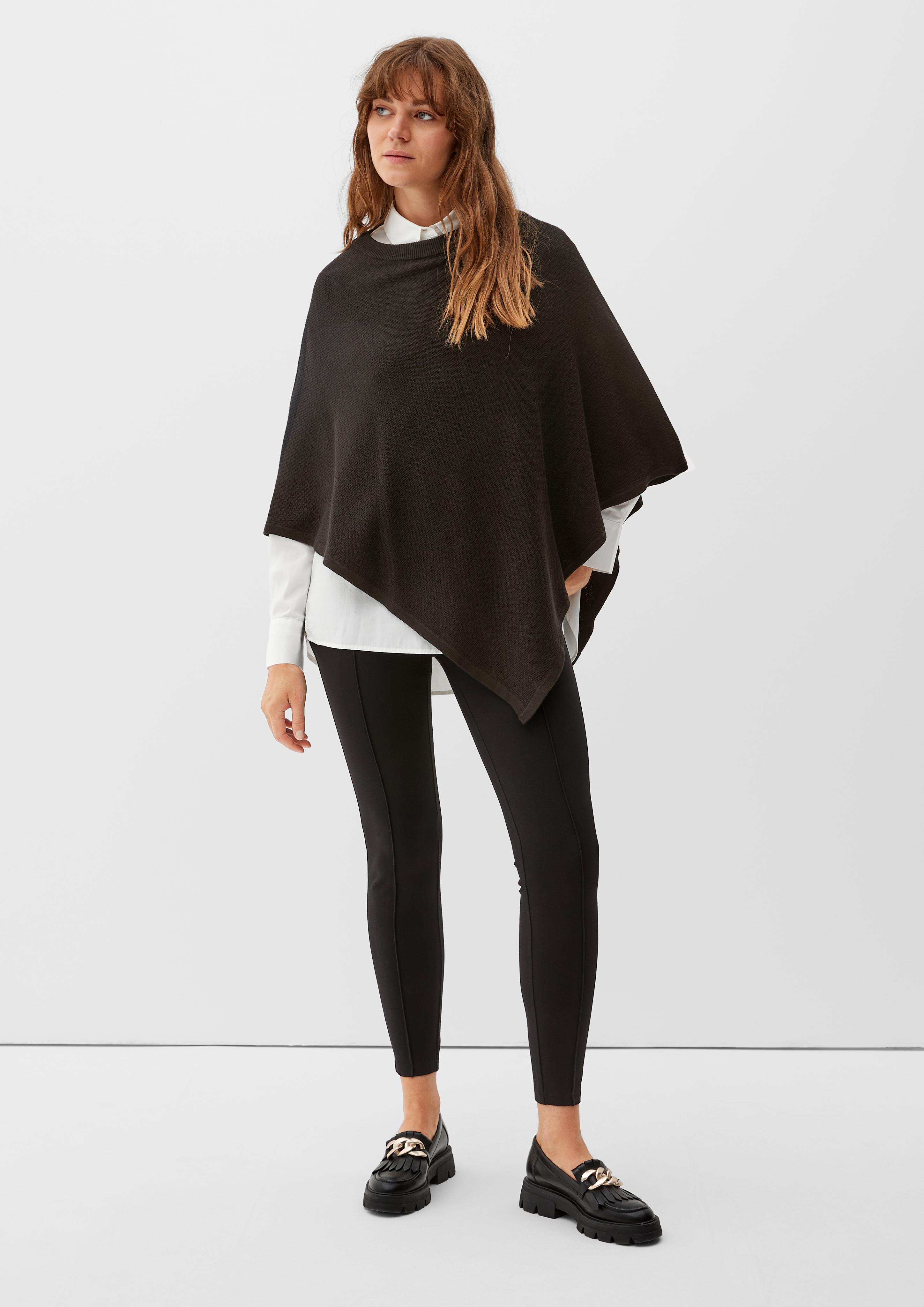 Poncho aus Baumwollmix  2119753-9999