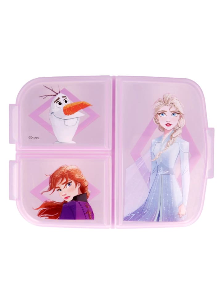 Disney Frozen Brotdose | 3 Fächer | Disney Frozen II | Lunch to Go | Vesper Dose günstig kaufen onesize