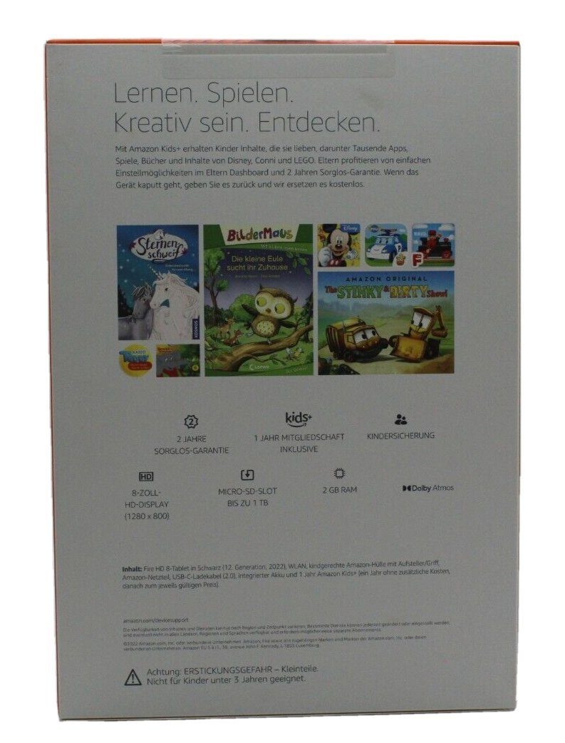 Amazon Fire HD 8 Kids Tablet 2022 Tablet (8