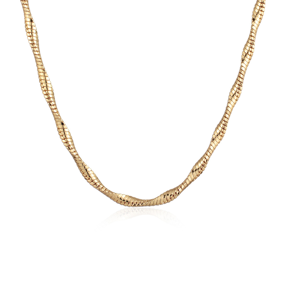 Elli Elli Collier Femmes Cordon Torsadé Basique Couleur Or Bijoux