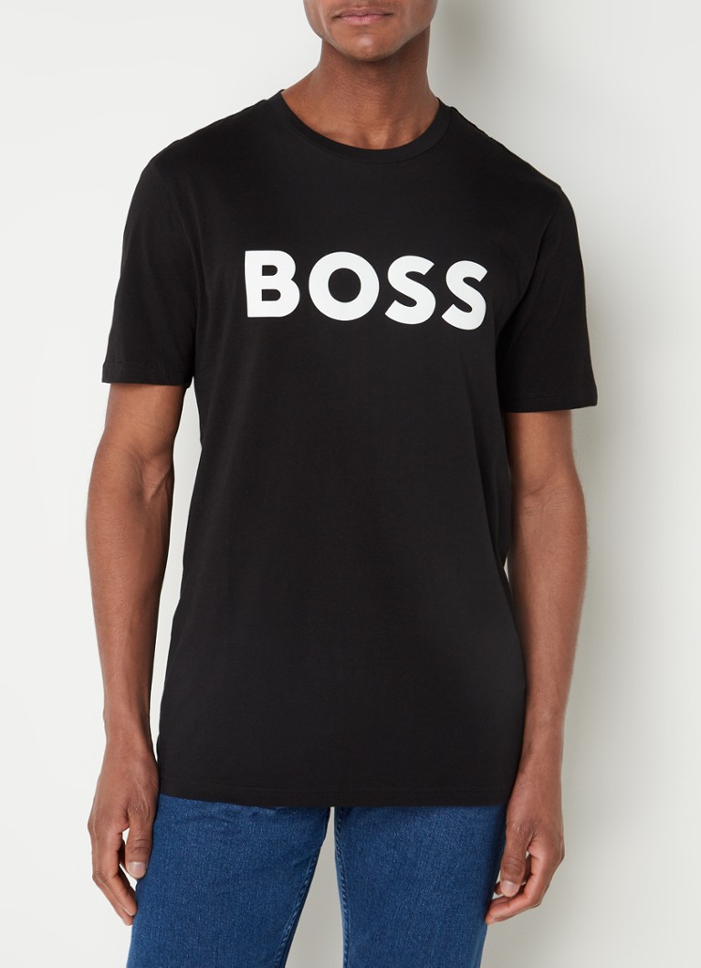 Koszulka HUGO BOSS Thinking z nadrukowanym logo