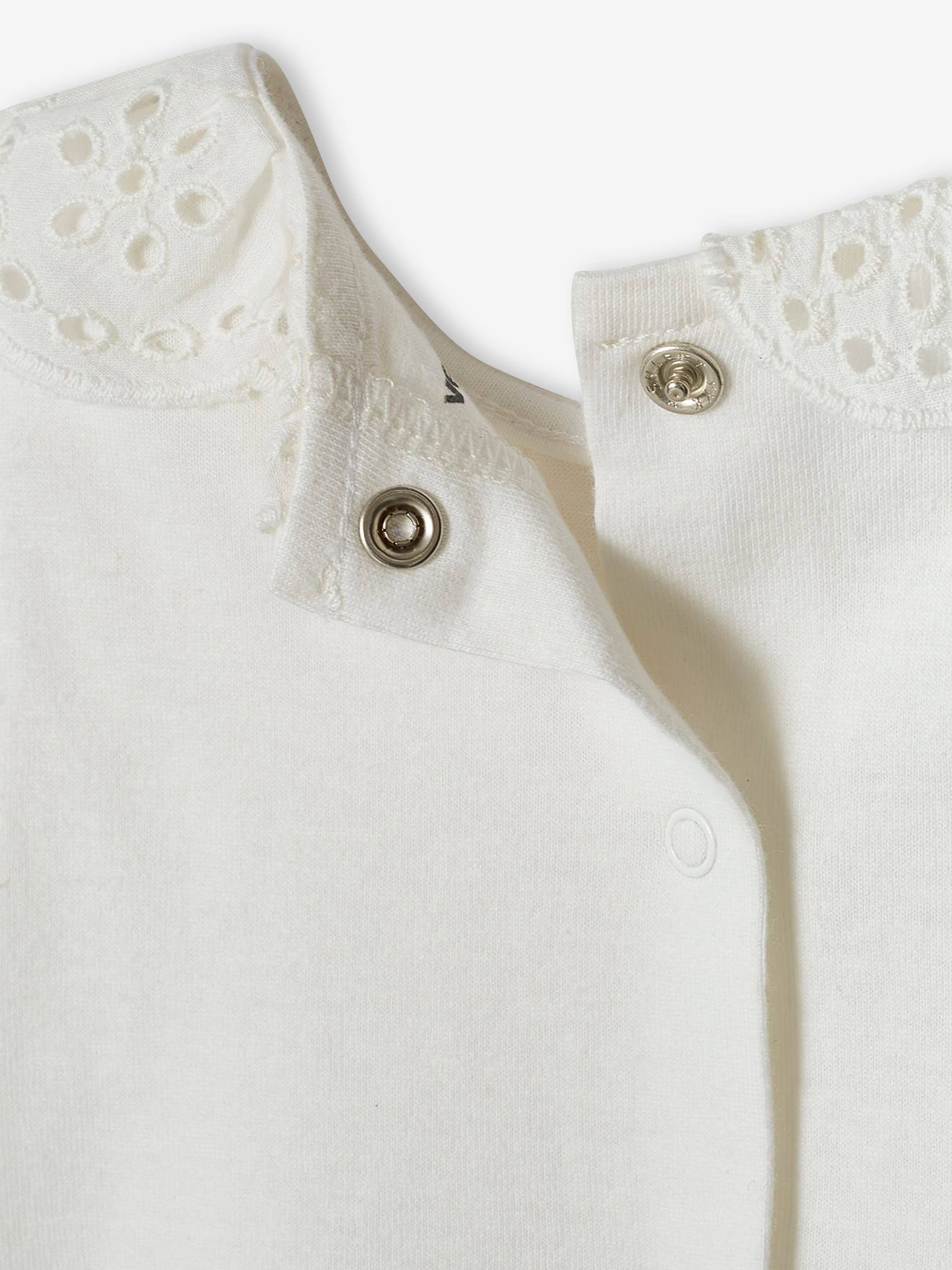 Lot de 2 T-shirts bébé manches courtes rose poudré