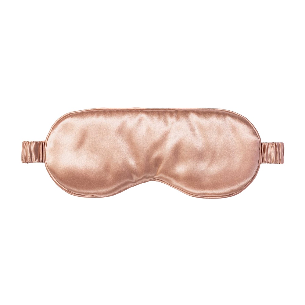 slip masque de sommeil pure soie slip - rosegold masque de sommeil