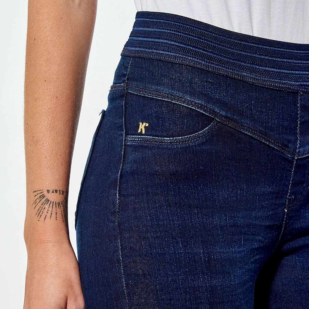 SABLE  Jegging bleu Femme effet délavé