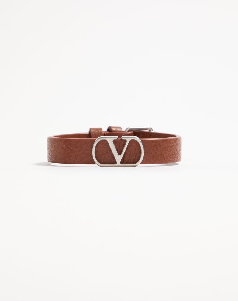 VLogo Signature Granat Kalveskindsarmbånd