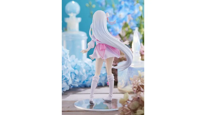 Re: Zero Starting Life in Another World PVC Statue Pop Up Parade Emilia: Memory Snow Ver. 17 cm, Anime Figur