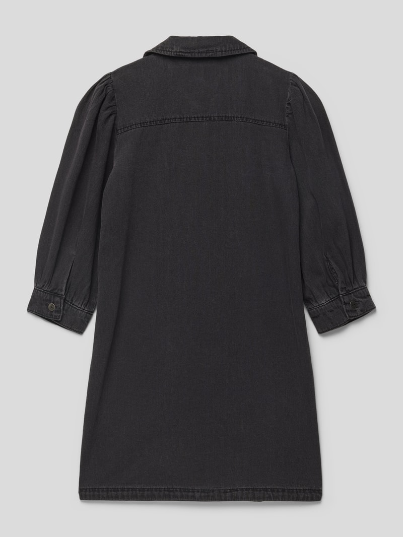 Jeanskleid mit Brusttaschen Modell 'FELICA' in schwarz