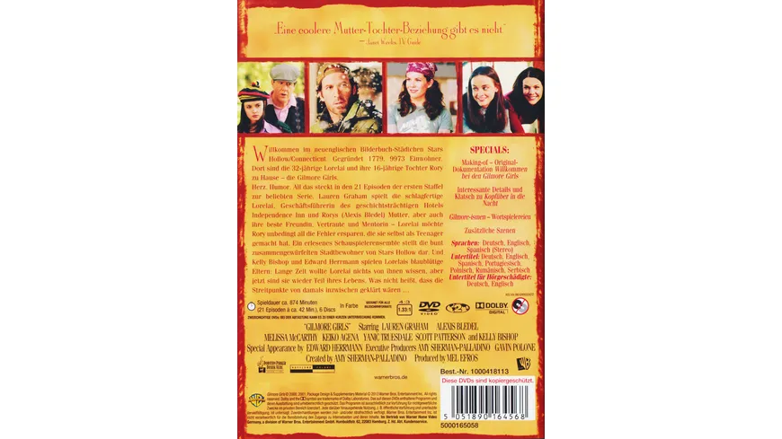 Gilmore Girls - Staffel 1  [6 DVDs]