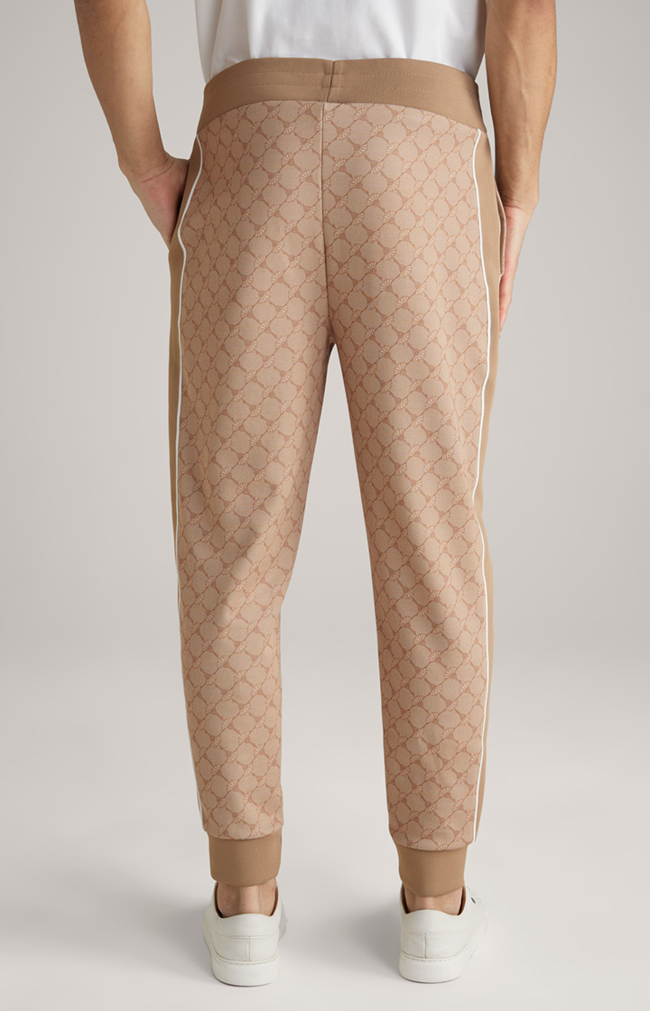 Cornflower-Joggpants Taylan in Beige gemustert